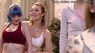 ジュエルズ・ブルーとエマ・ローズの驚きの激しいファック