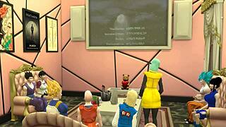 Esposa de profesor Videl y Nro 18 intercambian maridos para acción madura infiel salvaje en hentai Dragon Ball