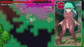 玩转法师Kanade的扶她地牢任务。第5部分，无评论玩法。