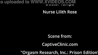 감옥 죄수 도나 리, 의사한테 히타치 오르가즘 받아