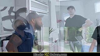 Wow! Wife cuckolds husband with black stud!