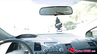 Nevlastní brácha šuká svou roztomilou kinky holku do obchodu