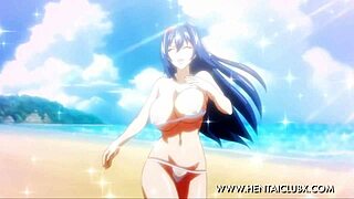 Hej, poglej seksi ecchi bikini norijo v delu 2!