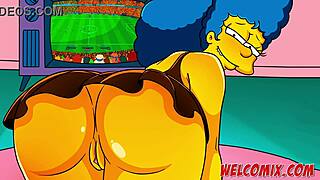 Wow! Niemand mist dit doel met Simpsons Hentai Neuken in Wilde Taboe Actie!