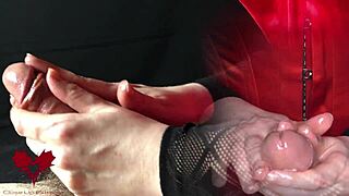 Edging POV ročna masaža z uničenim orgazmom
