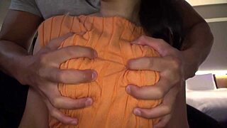 Godaan Mentah: Babe Jepun Kolej dengan Tetek Besar Dapat Creampie Keras dan Cumshot dalam Video Rumah