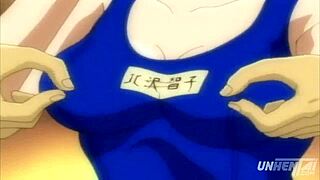 若い18+義娘の水着を触りまくり！