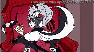 来自Helluva Boss的Loona与继父调皮，哦天哪！