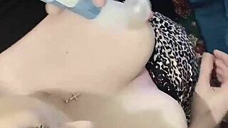 Exploring nipple play with closeup shots