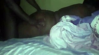 ebony bbw with big tits performs sloppy deepthroat and cumshot