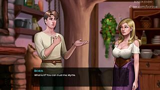 Big Tits Blonde Meets for First Time in Vagoon