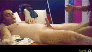 I watched her changing and she pretends not to notice