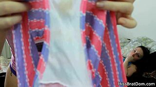 Panty Fetish Masturbation Turns Wild with Intense Pussy Play