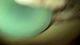 Wife Enjoys Oral Play with Dildo Toy