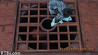 Gagged and Bound for Harsh Punishment in Intense Scene