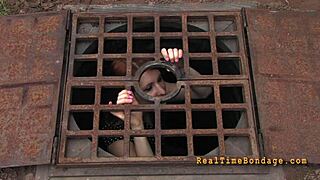 Gagged and Bound for Harsh Punishment in Intense Scene