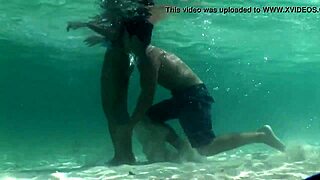 sexy girl in croc bikini contrasts with adventurous vibes