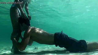 sexy girl in croc bikini contrasts with adventurous vibes