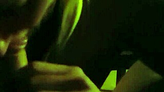 Blonde MILF Gives Intriguing Blowjob