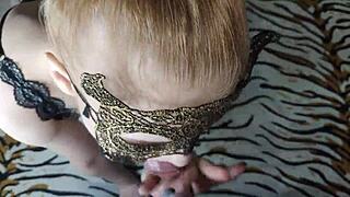 hot blonde delivers deep wet blowjob with skill