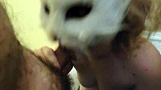 Wife Sucks My Cock In Homemade Video Until I Cum In Her Mouth