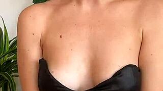 Cherry lips and tits in a steamy amateur threesome