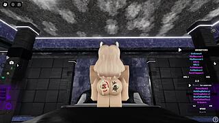 My blonde succubus enjoys cat boy dick