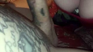 Renee Cheeks gives super sloppy deepthroat blowjob, swallowing cum with intense passion