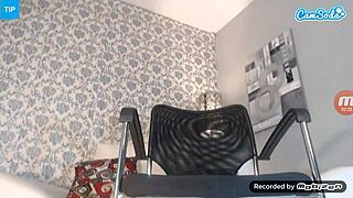 eva foxy in her second video, exploring self-pleasure