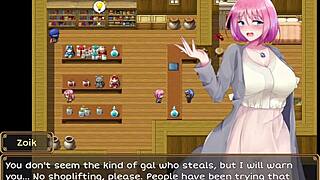 Perverted Client Grabs Waitress Boobs in Wild Scene