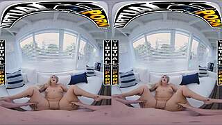 i’m obsessed with blonde pawg kali roses in vr bathroom action, so hot!