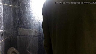 Yo, young dude bangs his friend’s hot blonde aunt in her bathroom!