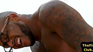 Interracial Gay Fisting Dudes Stretch Anal Holes With Raw Power