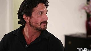 Brunette Teen Gets Special Lesson Bent Over.