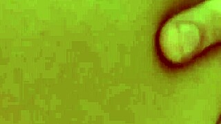 I'm masturbating while he fucks my big ass with his monster cock, and I love it