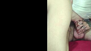 white wolf ofc - watch the blonde teen choke on that big cock deepthroat