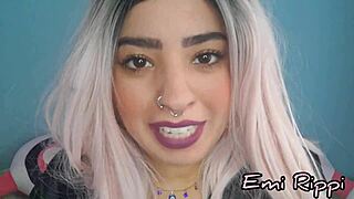 ninfetinha wakes up horny with shaved pussy