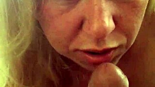 Jen gets down on the cock, surprising everyone with her skills.