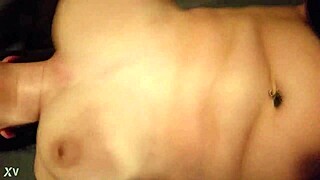 Hot redhead receives a facial.