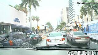 Gay porn featuring a huge 10-pounder in detailed action