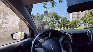 Bati Punheta Pra Gostosinha Que Estava No Ponto De Ônibus Que Acabou Sedento