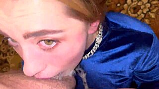 amazing facefuck ends with intense throatpie finish