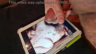 Tribute for Martina Fragola with Bold Amateur Cumshot and Cock Action