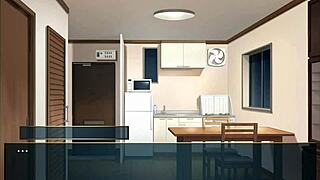 Episode 2: Squeezing the MILF's tits in this hentai game