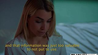 tushy model flirts with manager using butt plug for anal attention