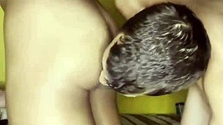 Hetero painter receives unexpected payment from endowed guy