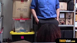 sporty ebony teen in rough doggy action 😈