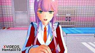 Can Zero Two's hentai blowjob skills match real Japanese sucking talent?