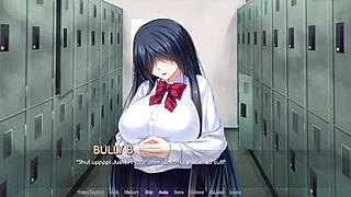 Bullied Bribe Ep1 - grabbing those huge anime tits!