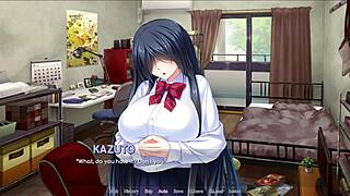 Bullied Bribe Ep1 - grabbing those huge anime tits!